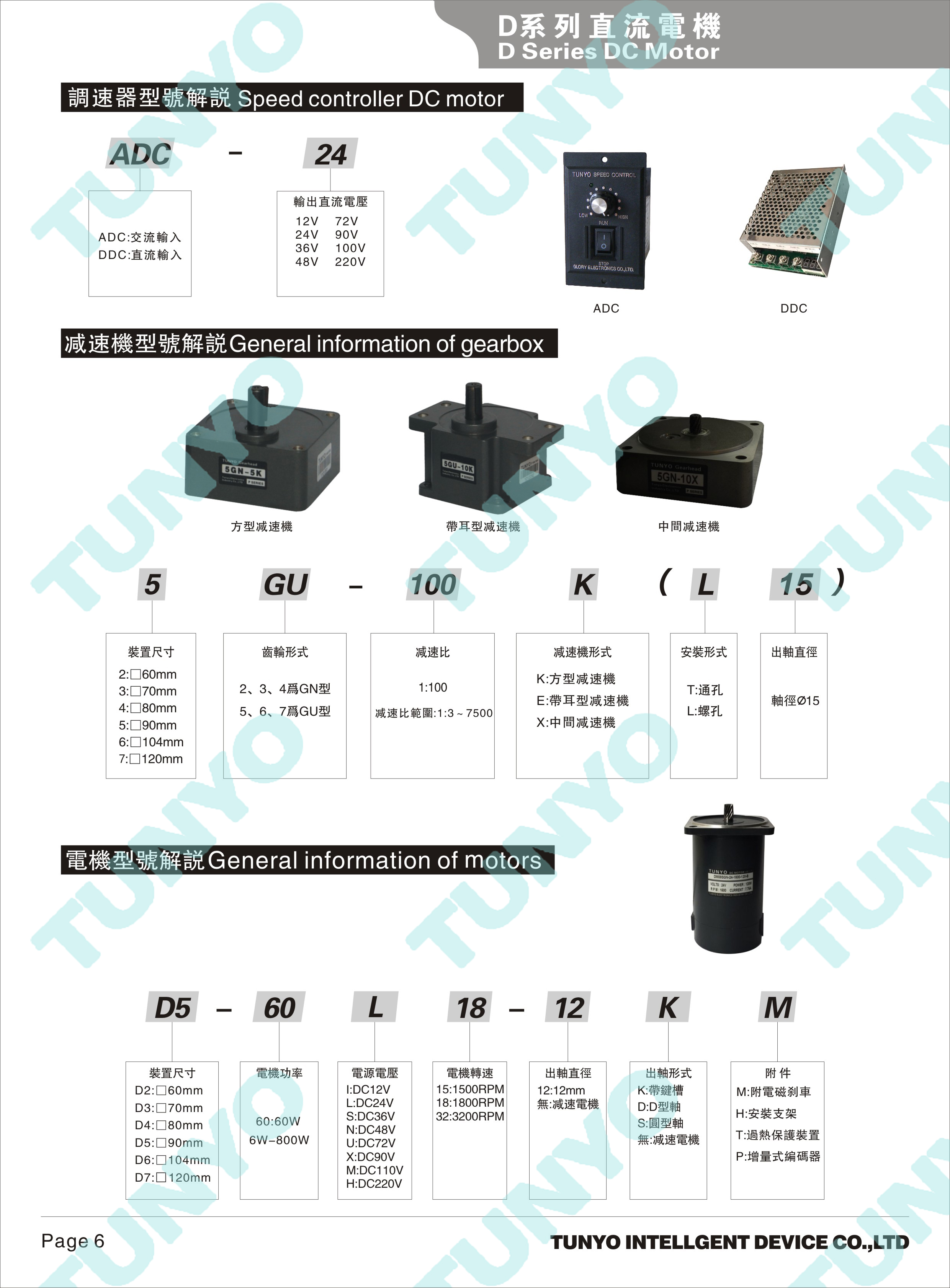 DM10(150-200-250-300W)直流减速电机