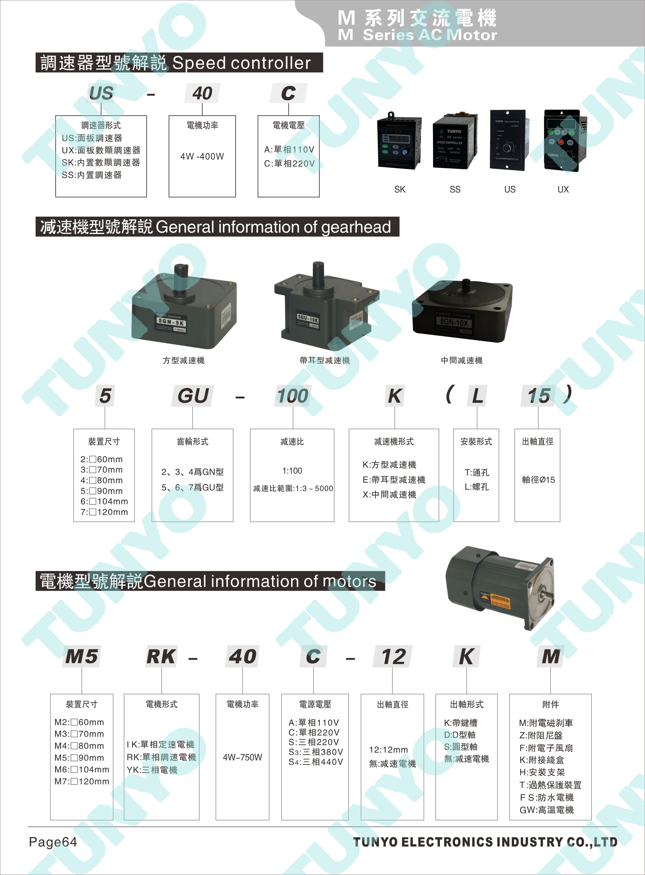 M3(15-20W)调速电机